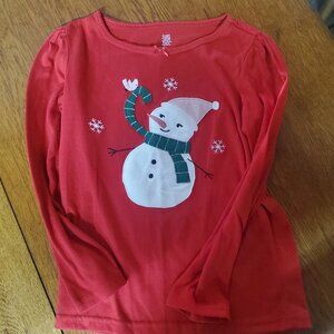 Carters Snowman shirt